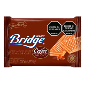 Galleta Bridge Coffee Delight 87 G