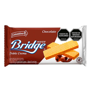Galleta Wafer Bridge Chocolate Doble Crema 151 G