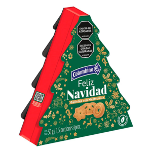 Galleta Colombina Mini Arbol Navideña 50g