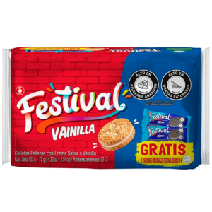 Galleta Festival Vainilla 403 G