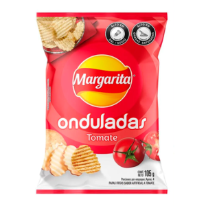 Papa Margarita Onduladas Tomates 105 G