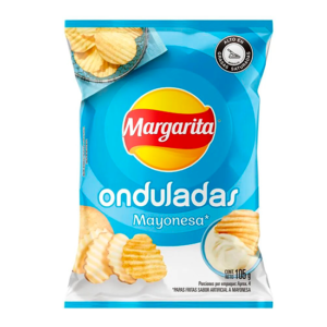 Papa Margarita Onduladas Mayonesa 105 G
