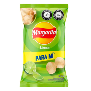Papa Margarita Frit Limon 65g