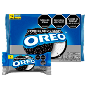 Galleta Oreo Cookie & Cream 432 G