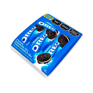 Galleta Oreo Chocolate Crema Vainilla 108g *3