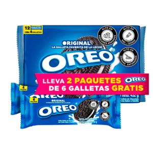 Galleta Oreo Bolsa 432g GTS 2 Oreo 54g