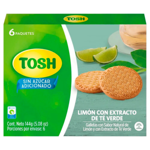Galleta Tosh Limon Te Verde 144g