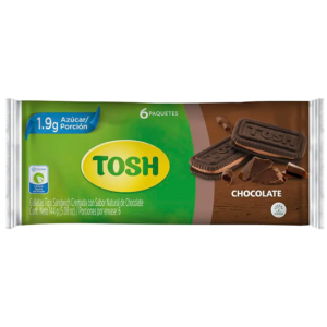 Galleta Tosh Light Chocolate 144 G