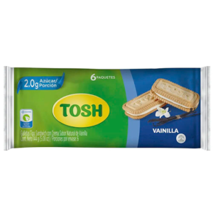 Galleta Tosh Tipo Sandwich Vainilla 144 G